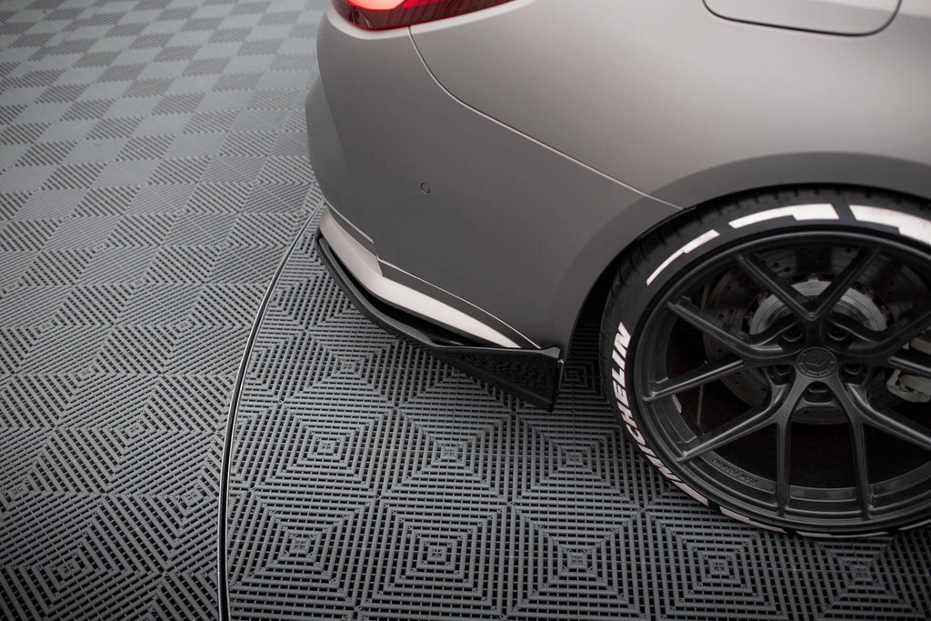 Rear side splitters v.5 (for rear valance v.1)  bmw m4 g82