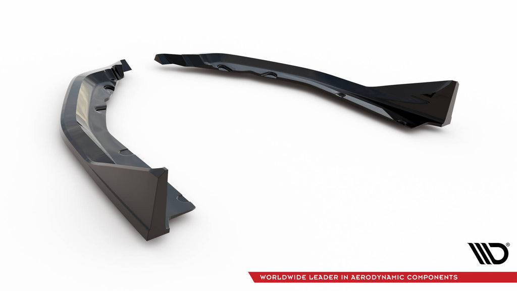 Rear side splitters v.5 (for rear valance v.1)  bmw m4 g82