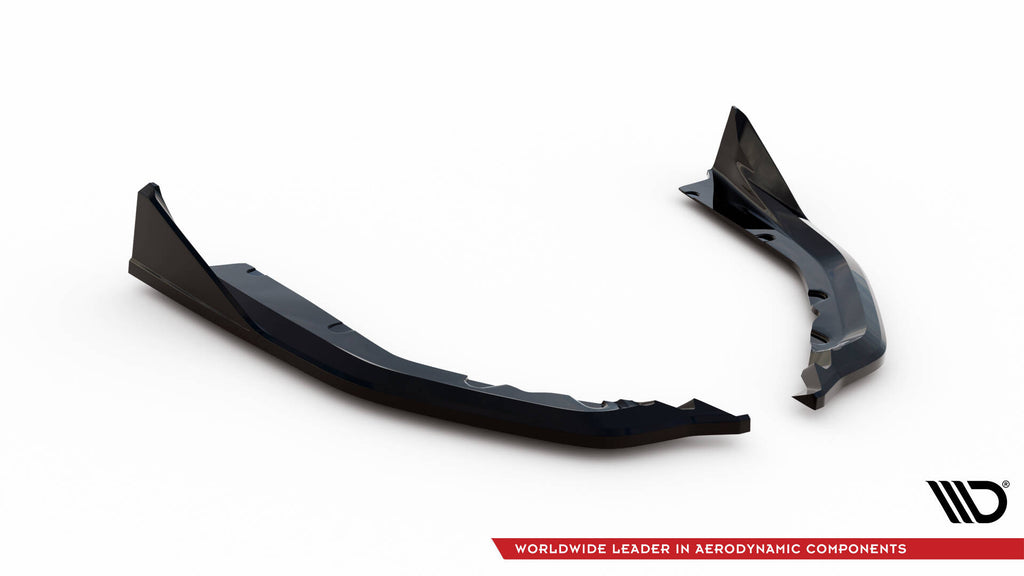 Rear side splitters v.5 (for rear valance v.1)  bmw m4 g82