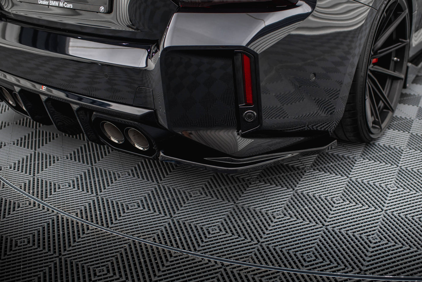 Rear side splitters v.5 (for rear valance v.2) bmw m2 g87