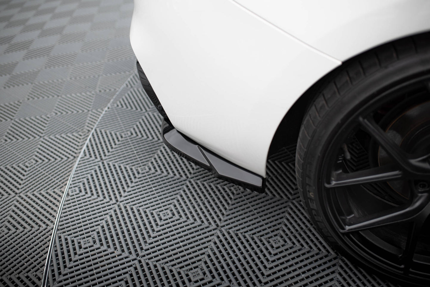 Rear side splitters v.5 (for rear valance v.3) bmw 1 m-pack / m140i f20 facelift