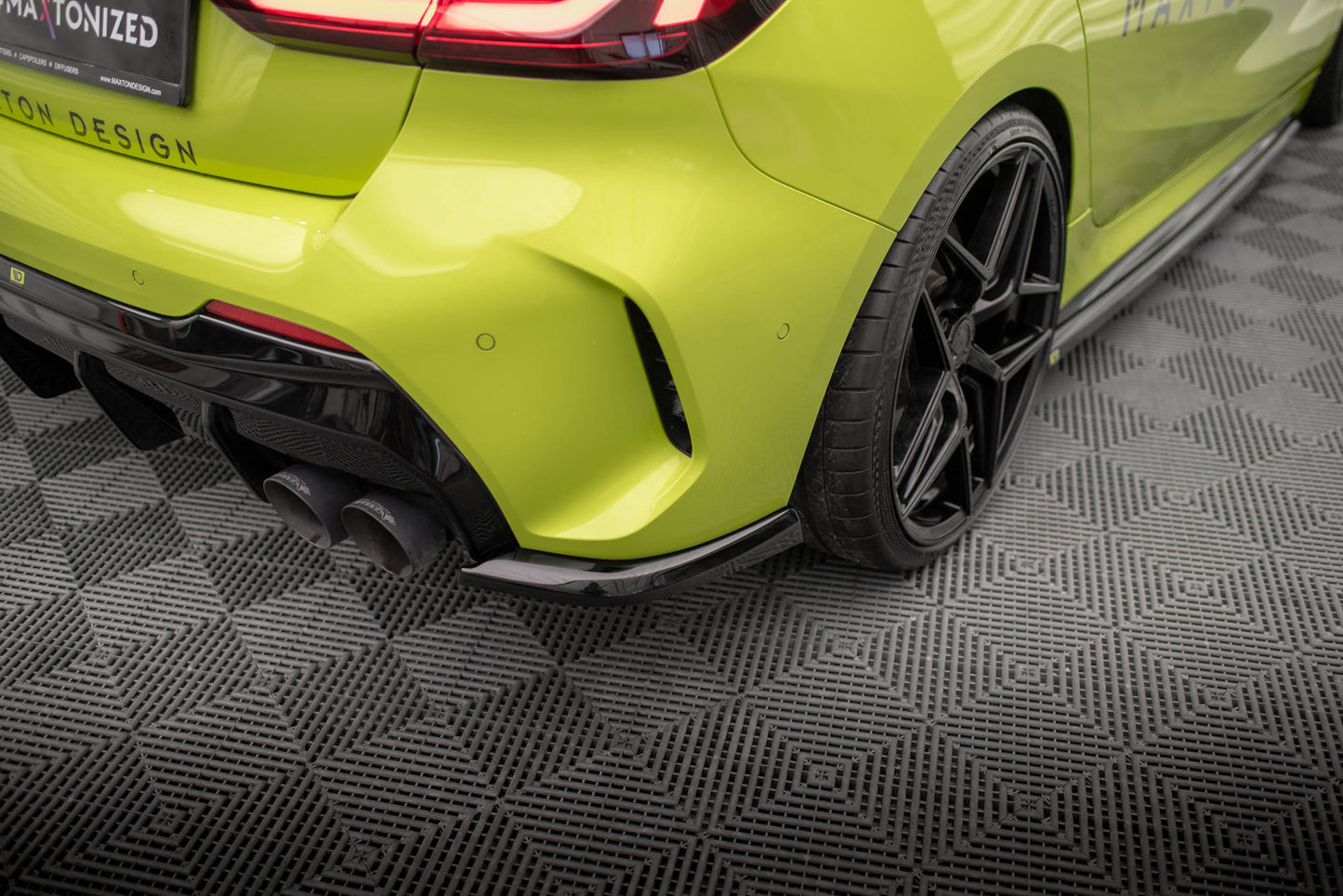 Rear Side Splitters v.5 (For Realar Valance v.3) For BMW 1 F40 M-Pack/ M135i