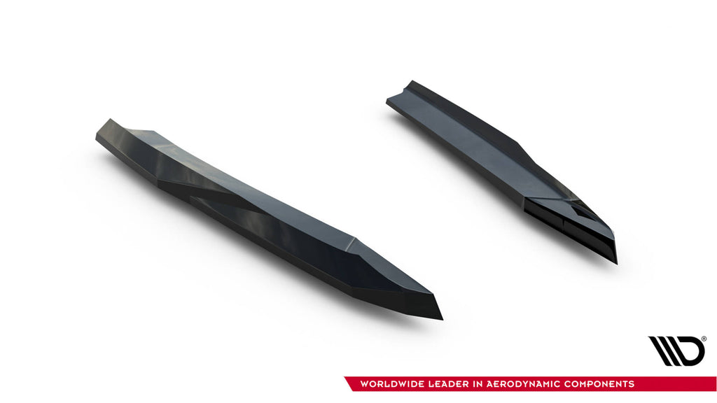 Rear side splitters v.5 skoda octavia rs liftback / combi mk4 / mk4 facelift
