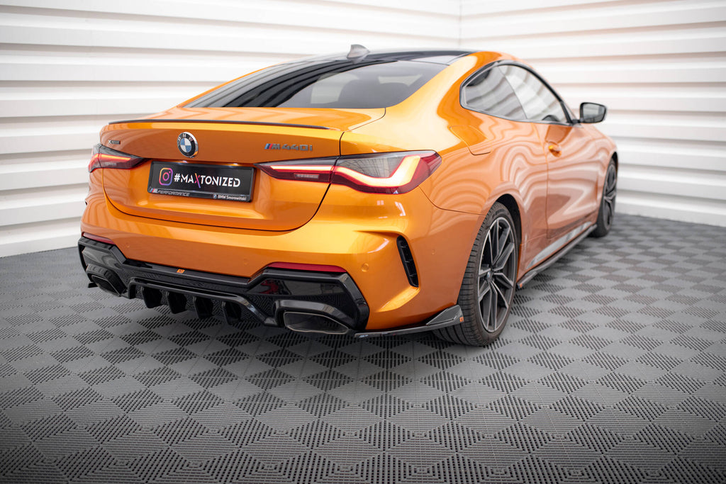 Rear side splitters v.6 bmw 4 m440i g22 / g23 / g22 facelift / g23 facelift