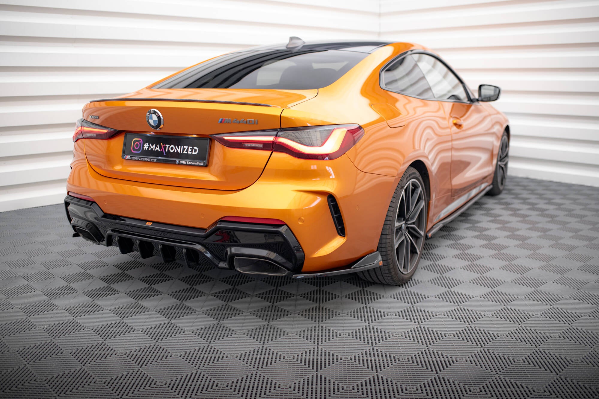 Rear side splitters v.6 bmw 4 m440i g22 / g23 / g22 facelift / g23 facelift