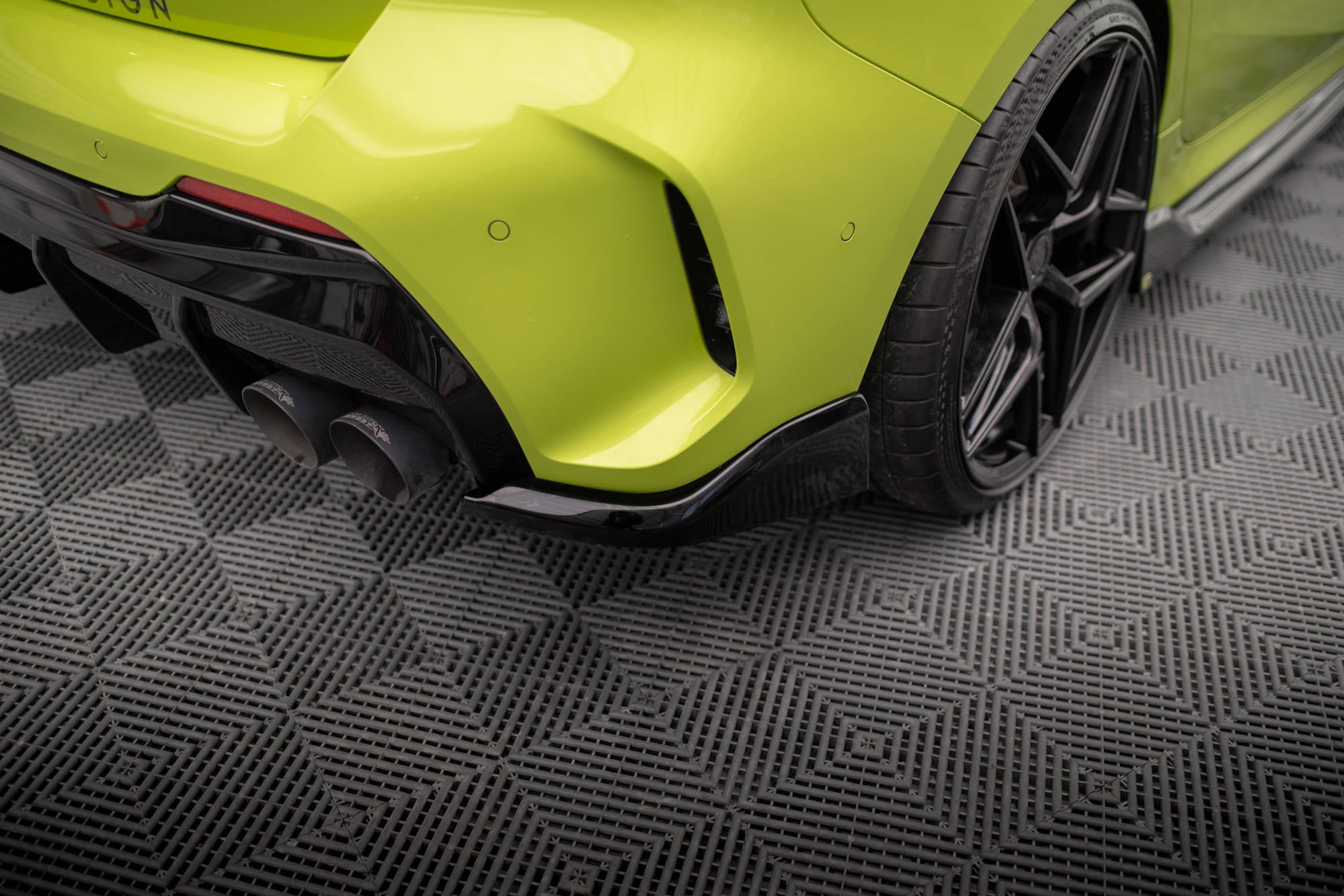 Rear side splitters v.6 (for rear valance v.3) for bmw 1 f40 m-pack/ m135i