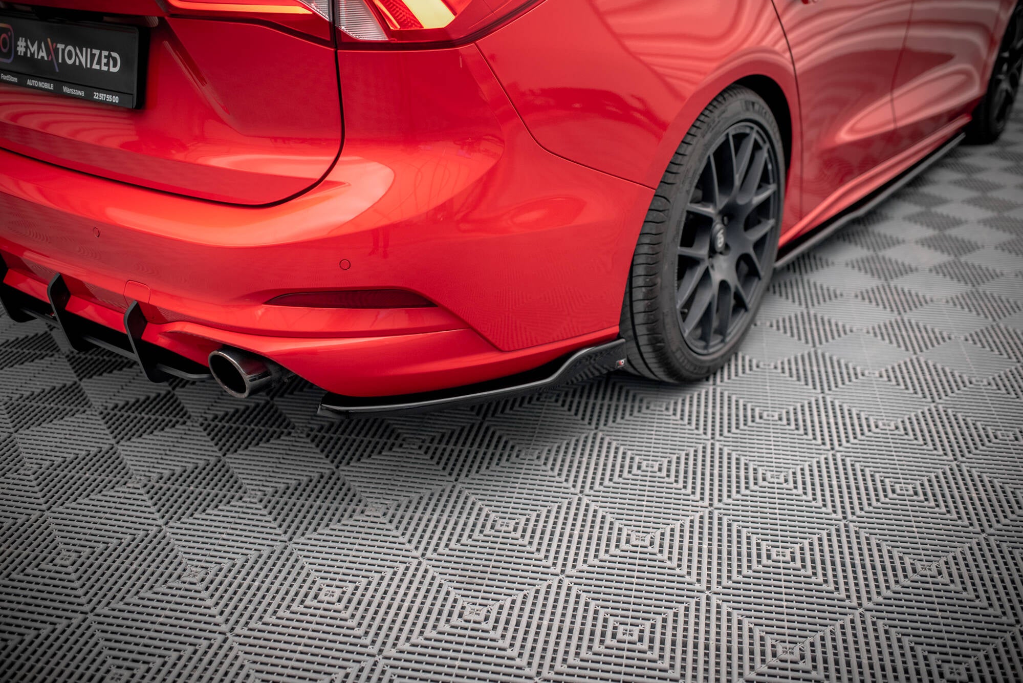 Rear side splitters v.6 ford focus estate st mk4