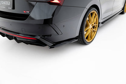 Rear Side Splitters v.7 Skoda Octavia RS Liftback / Combi MK4 / MK4 Facelift