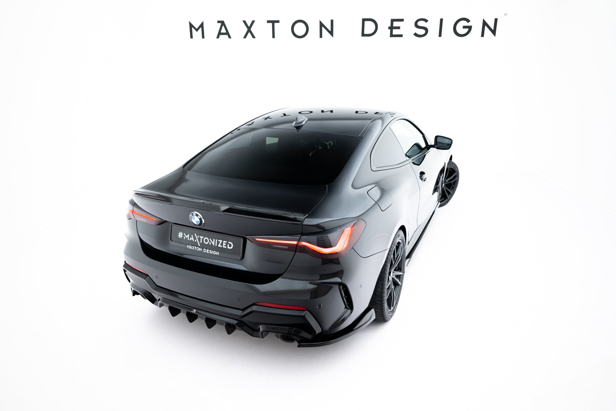 Takapuskurin splitterit v.8 bmw 4 m-pakkaus g22 / g23 / g22 facelift / g23 facelift