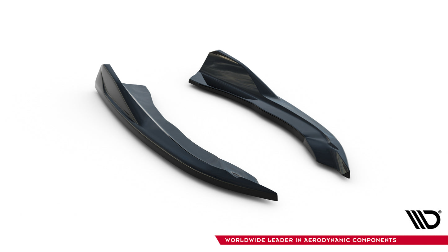 Rear side splitters v.8 bmw 4 m-pack g22 / g23 / g22 facelift / g23 facelift