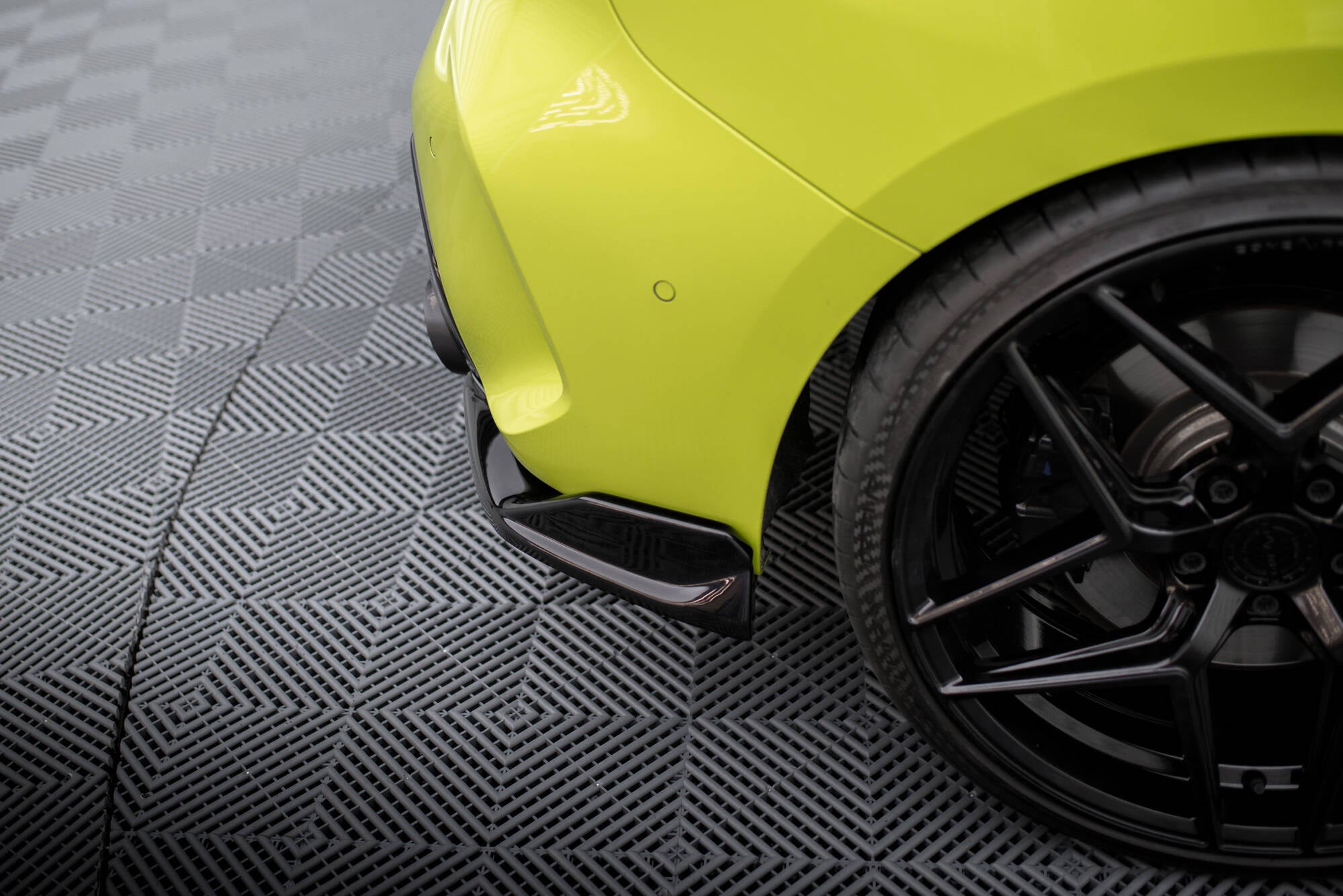 Rear side splitters v.8 (for rear valance v.1) bmw 1 m-pack / m135i f40