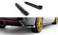 Rear side splitters v.8 skoda octavia rs liftback / combi mk4 / mk4 facelift