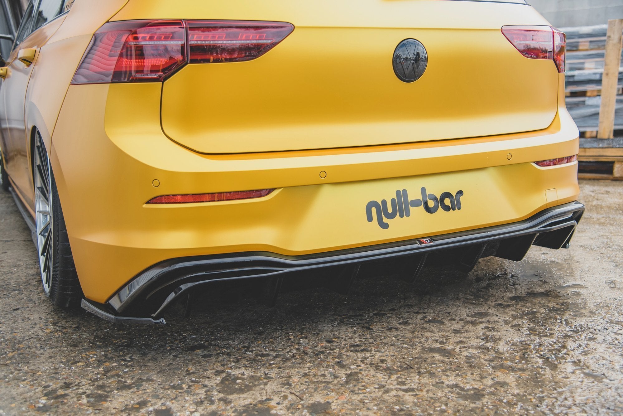 Bagsiden Splitters Volkswagen Golf Mk8
