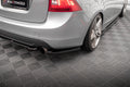Rear side splitters volvo s60 r-design mk2