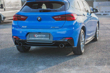 Rear side splitters for bmw x2 f39 m-pack