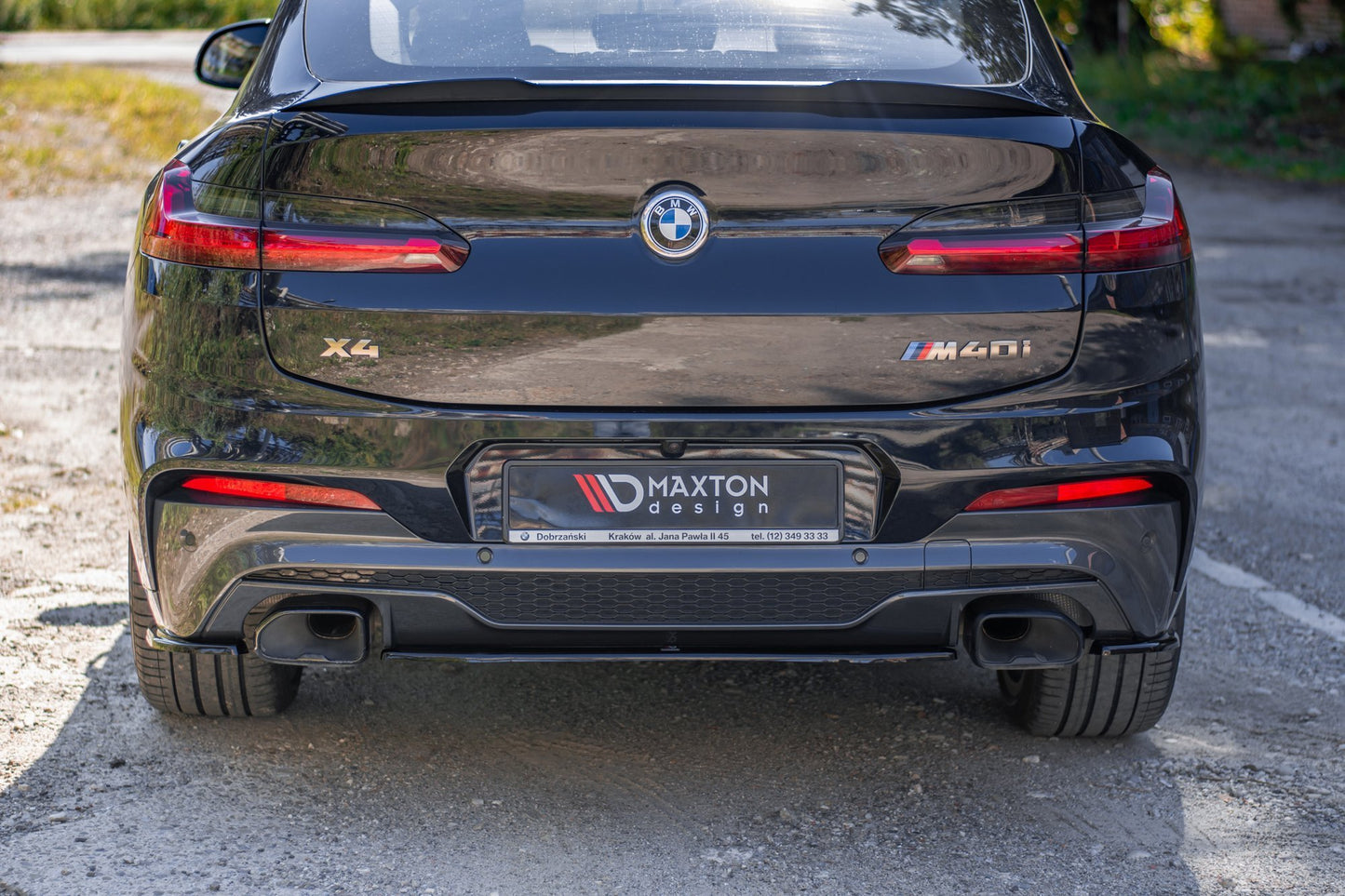 Rear side splitters for bmw x4 m40i g02