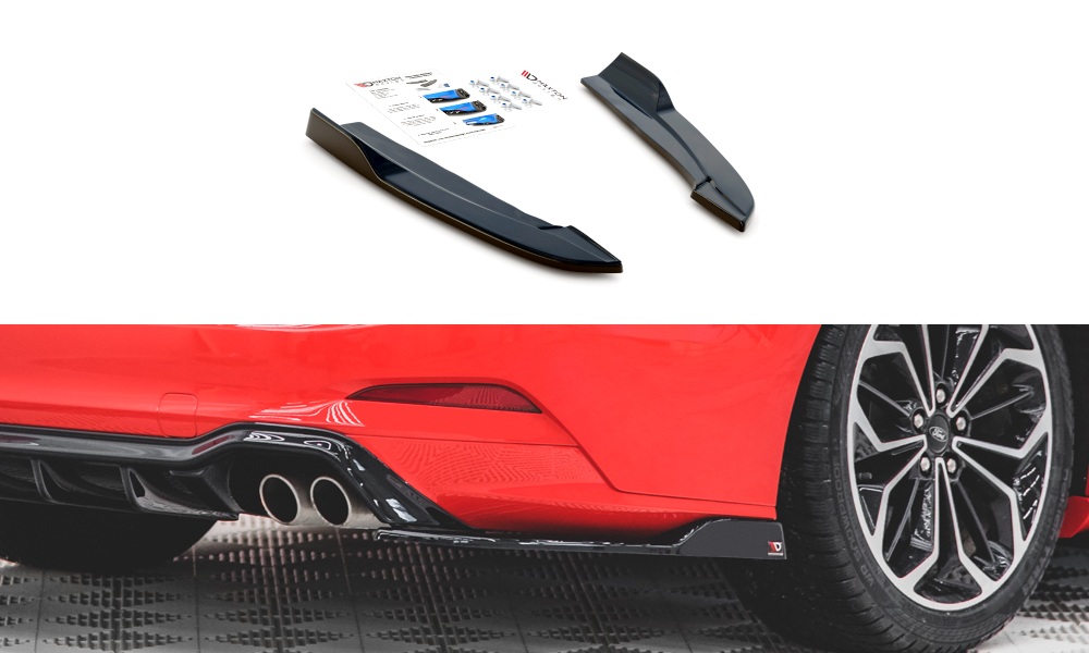 Rear side splitters for v.4 (for rear valance v.1) ford focus st-line estate mk4