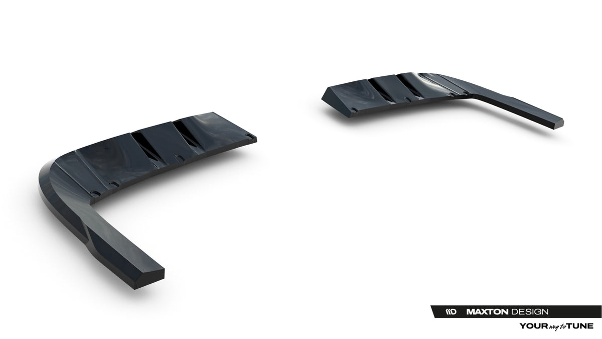 Rear side splitters suitable for ford transit custom msrt mk2