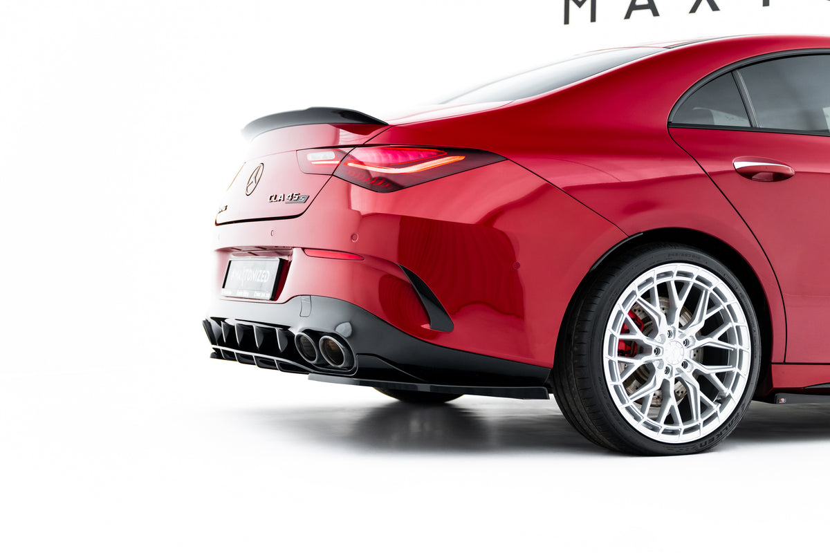 Rear side splitters suitable for mercedes-amg cla 45 aero c118 facelift
