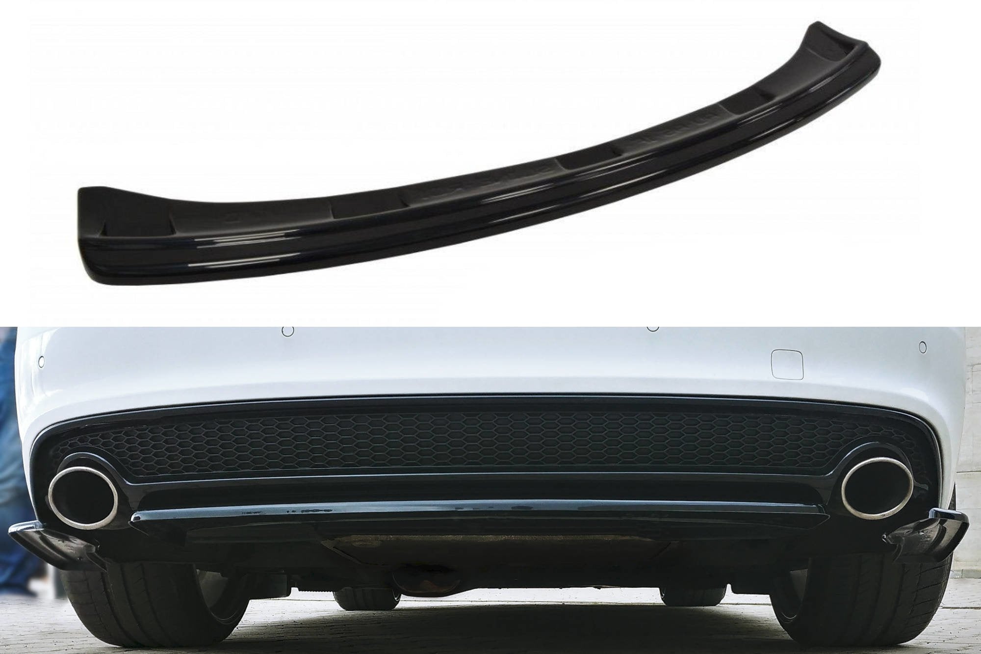 Rear splitter audi a5 s-line facelift (without vertical bars)