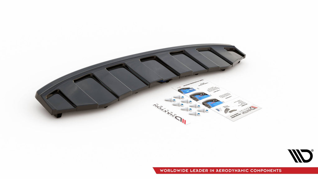 Bageste splitter audi a6 c7 s-line avant udstødning 2x1 (med lodrette stænger)