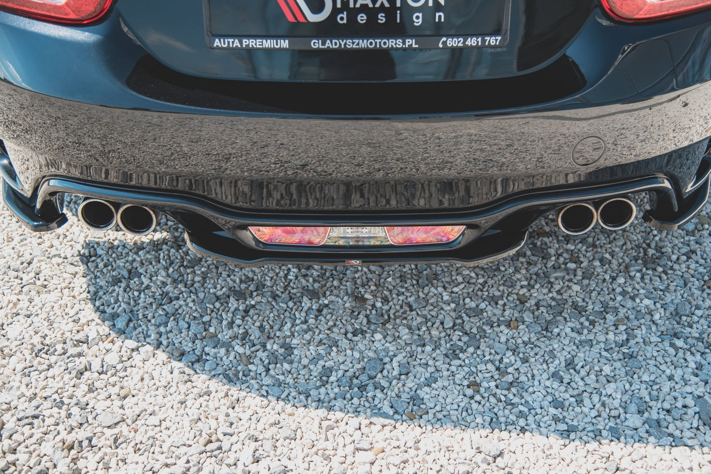 Rear splitter abarth 124 spider