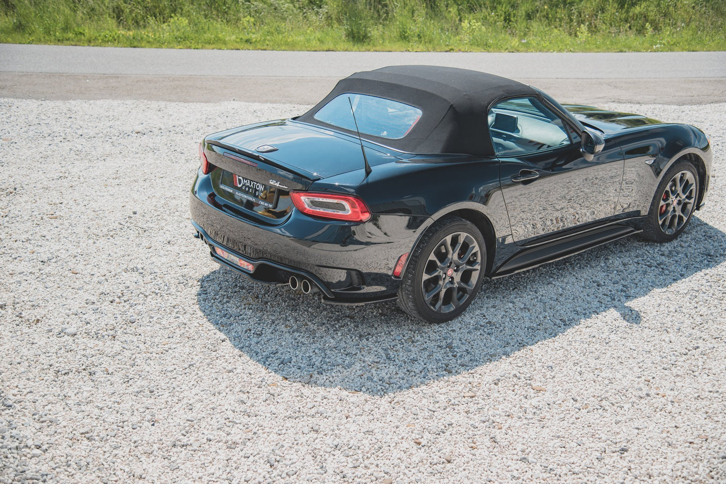 Rear splitter abarth 124 spider