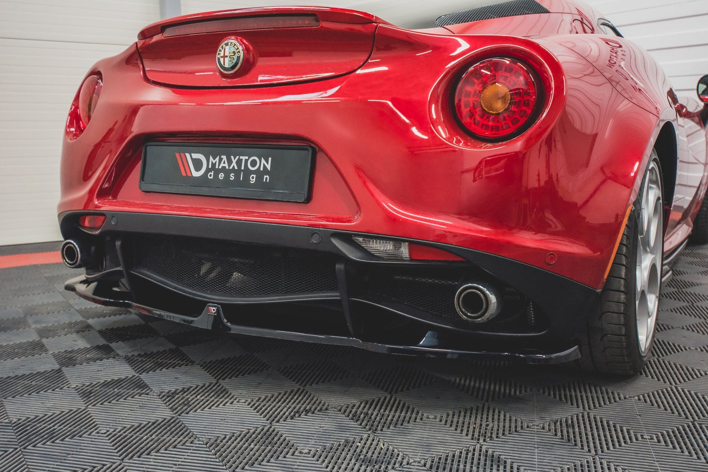Rear splitter alfa romeo 4c