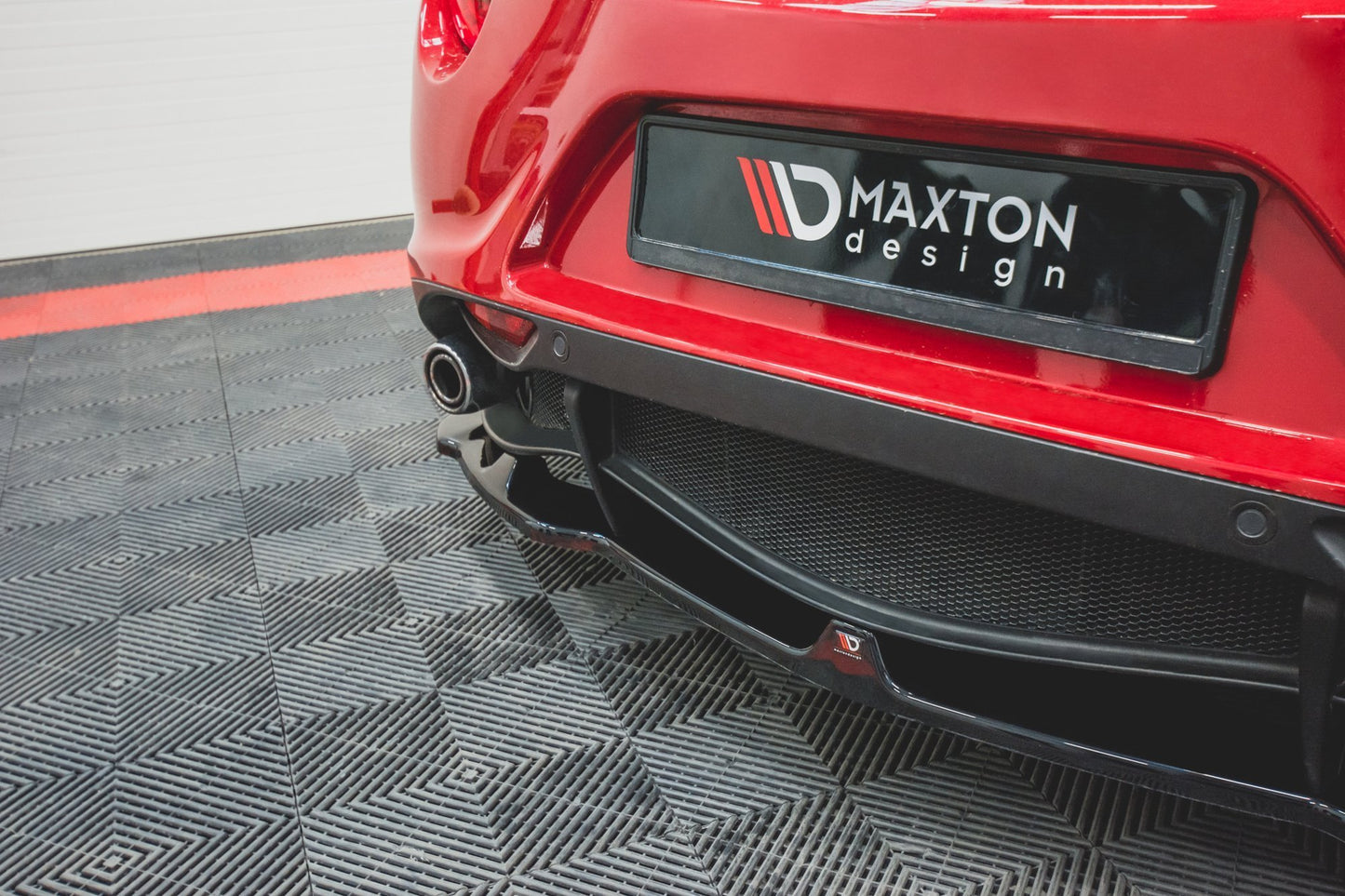 Rear splitter alfa romeo 4c