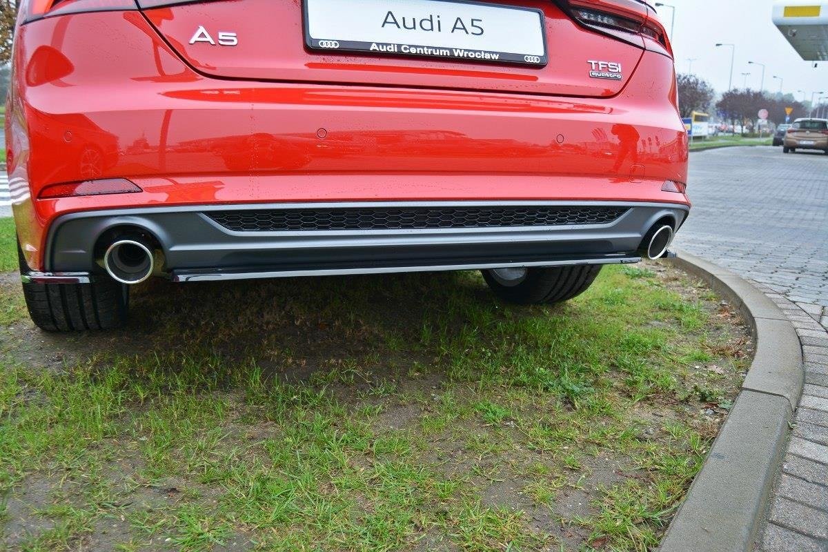 Rear splitter audi a5 f5 s-line (without vertical bars)