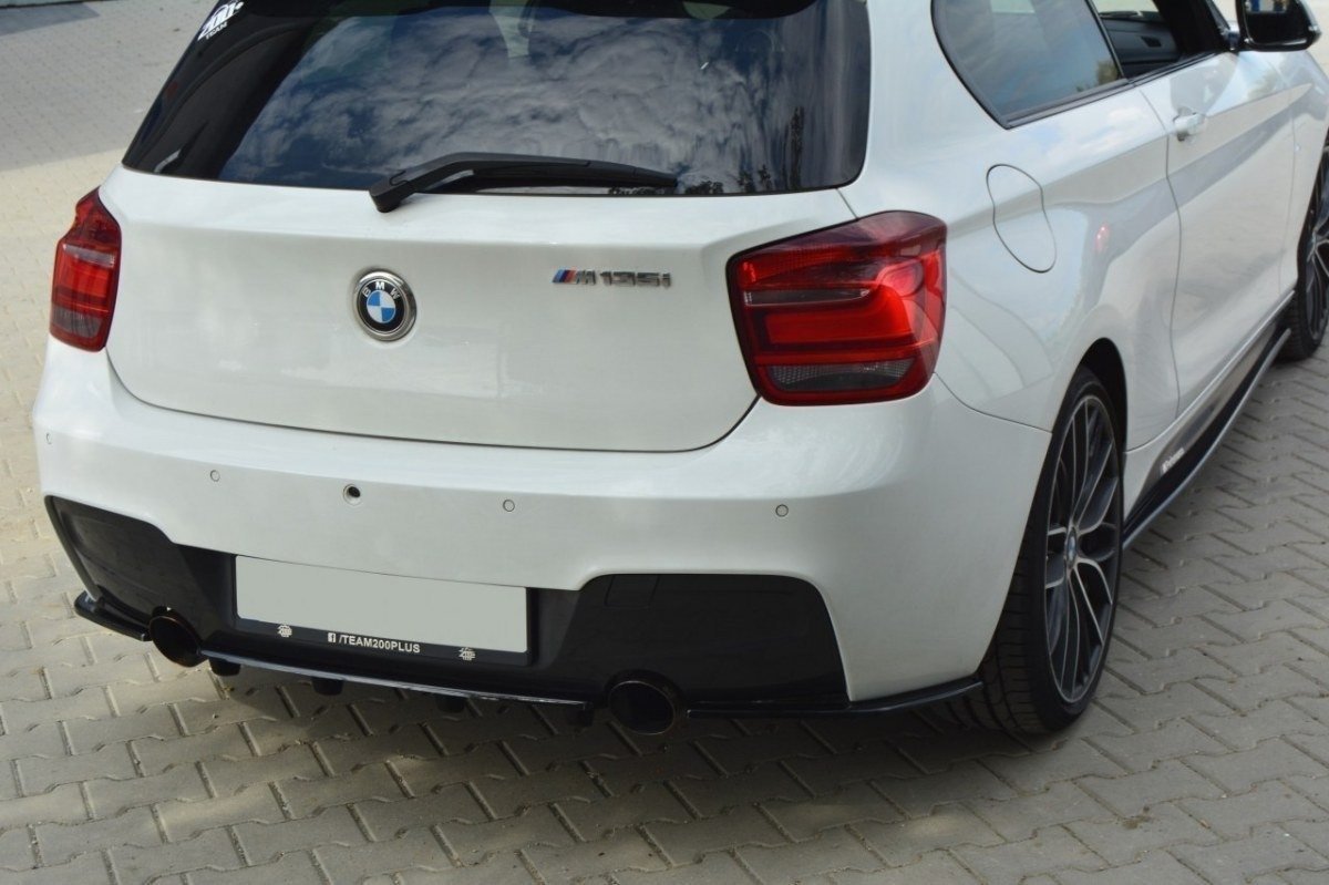 Rear splitter bmw 1 f20/f21 m-power (with vertical bars)