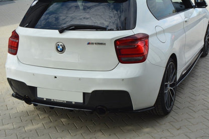 Rear splitter bmw 1 f20/f21 m-power (with vertical bars)