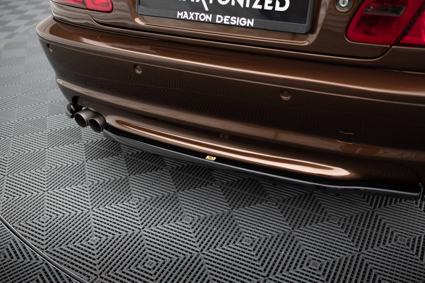 Rear splitter bmw 3 e46 mpack coupe (with vertical bars)