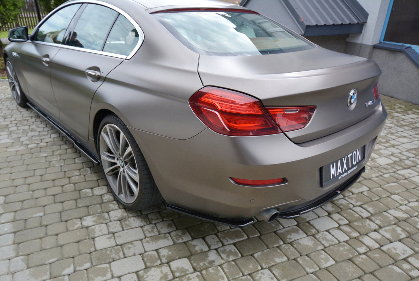 Rear splitter bmw 6 gran coupé