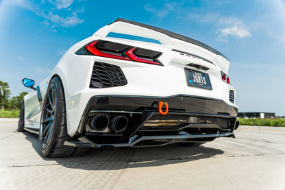 Rear splitter chevrolet corvette c8