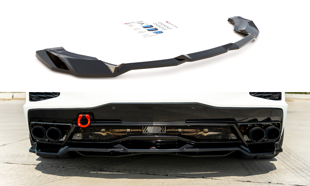 Rear splitter chevrolet corvette c8