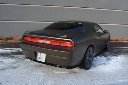 Rear splitter dodge challenger mk3. phase-i srt8 coupe (without vertical bars)
