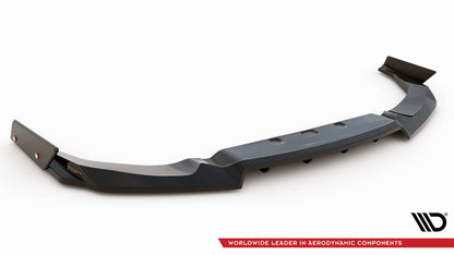 Rear splitter + flaps for nissan gtr r35 facelift
