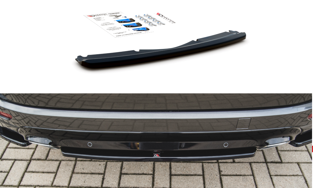 Bageste splitter Ford s-max vignale mk2 ansigtsløftning