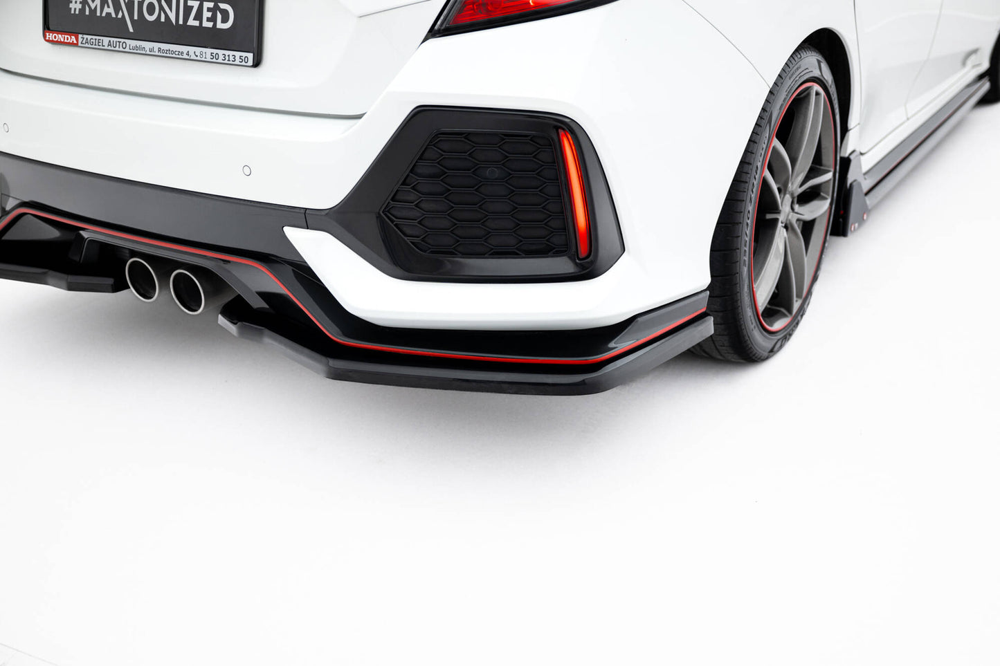 Rear splitter honda civic sport mk 10