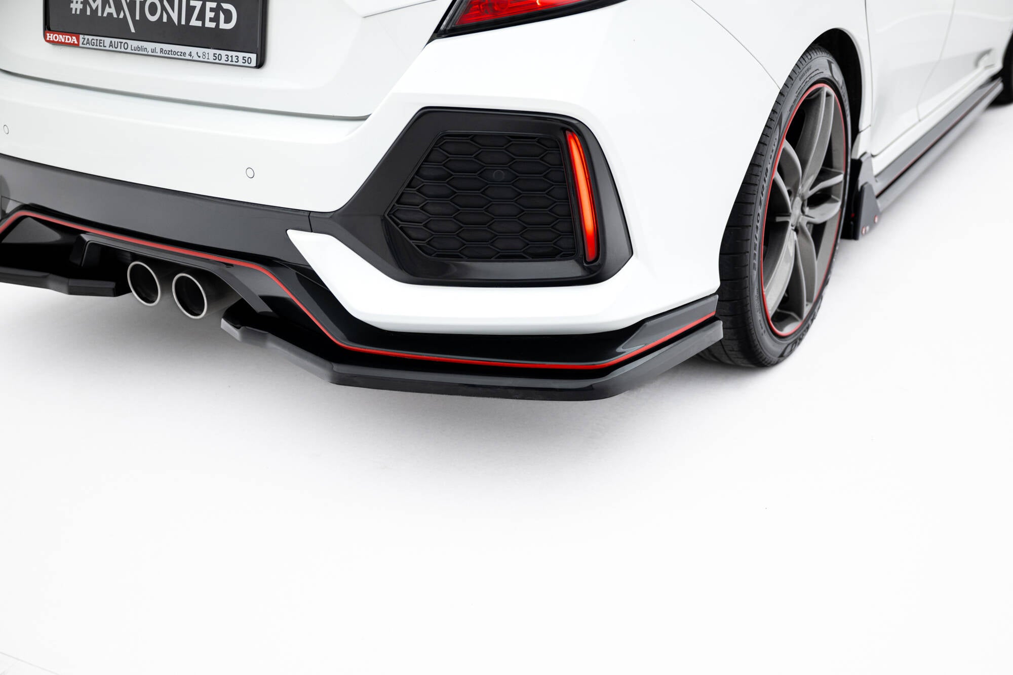 Rear splitter honda civic sport mk 10