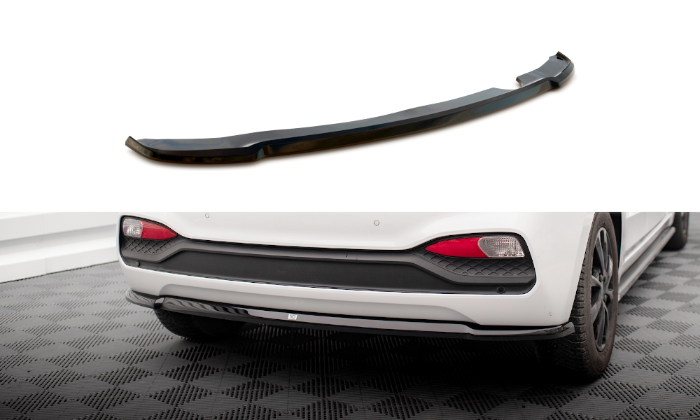 Rear splitter hyundai i20 mk2 facelift