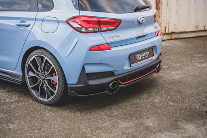 Rear splitter hyundai i30 n mk3 hatchback