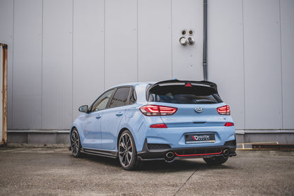 Rear splitter hyundai i30 n mk3 hatchback