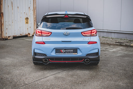 Rear splitter hyundai i30 n mk3 hatchback