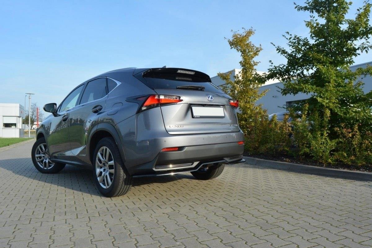 Rear splitter lexus nx mk1 h (with vertical bars)