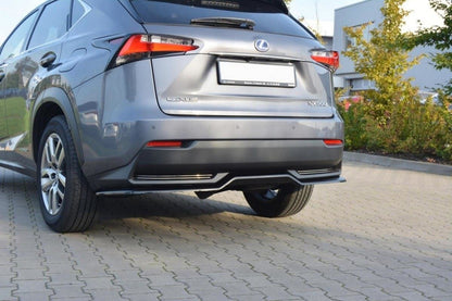 Rear splitter lexus nx mk1 h (without vertical bars)
