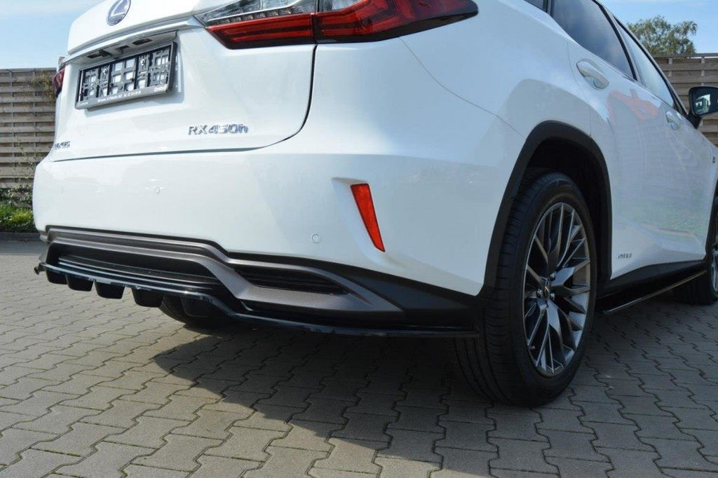 Rear splitter lexus rx mk4 h (with vertical bars)