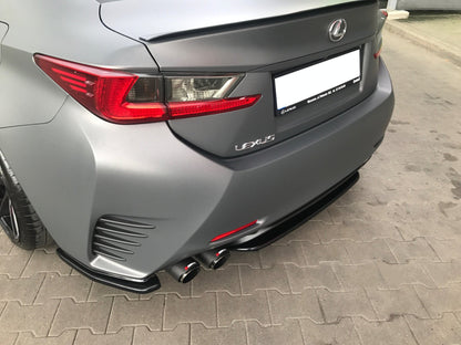 Rear splitter lexus rc mk1