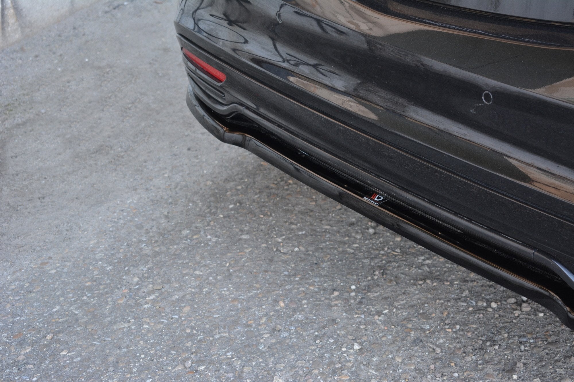 Rear splitter mercedes-benz s-class amg-line w222